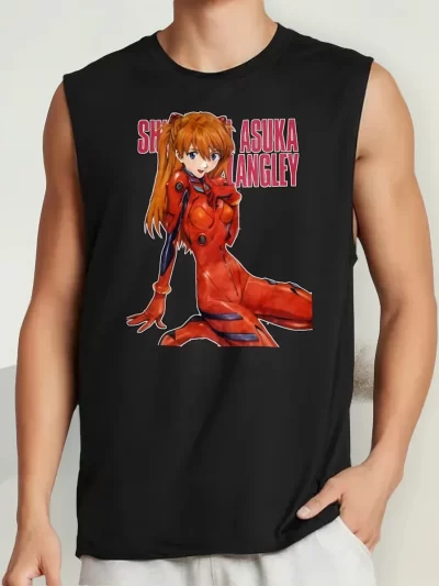 Remera De Asuka Anime Evangelion Red02