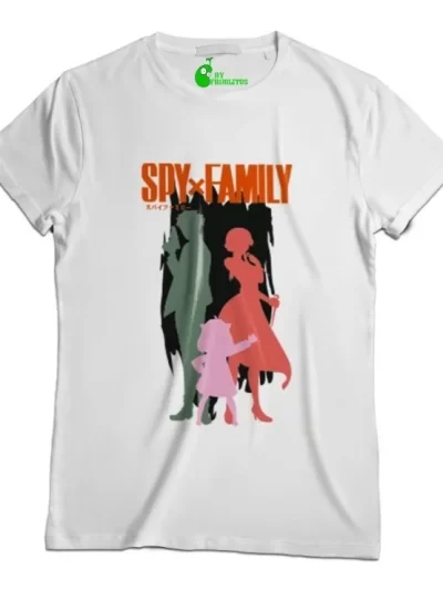 Remera Spy X Family Siluetas By Frijolitos