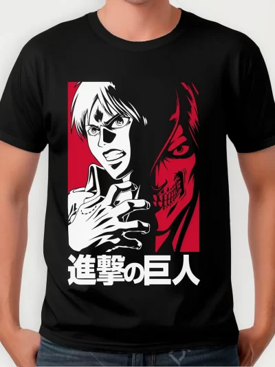 Remera Anime Attack On Titan Eren Yeager