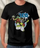 Remera Caricatura Tortugas Ninja Leo