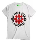 Remera Red Hot Pixel Ghost Pacman