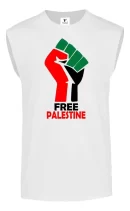 Remera Sin Manga Palestine Palestina Libre Puño