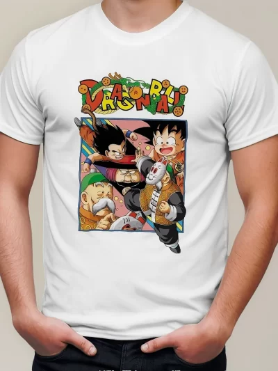 Remera Anime Manga Dragon Ball Goku Abuelo Gohan