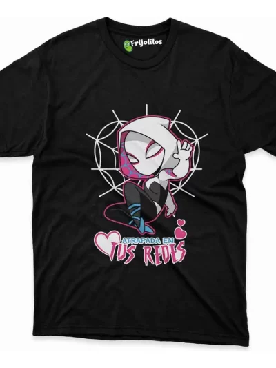 Remera Atrapada En Tus Redes Spider Gwen