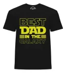 Remera Dia Del Padre Best Dad In The Galaxy Logo