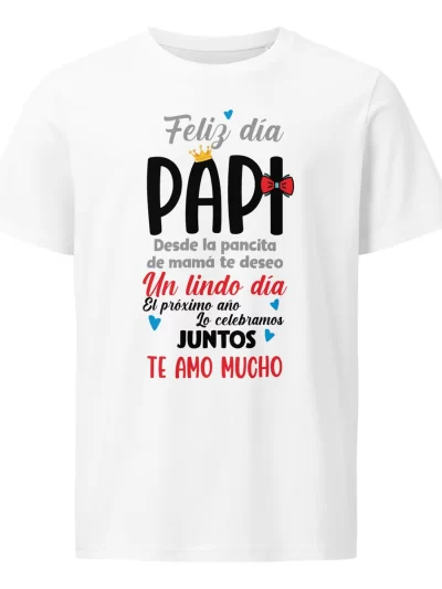 Remera Dia Del Padre Desde La Pancita De Mamá