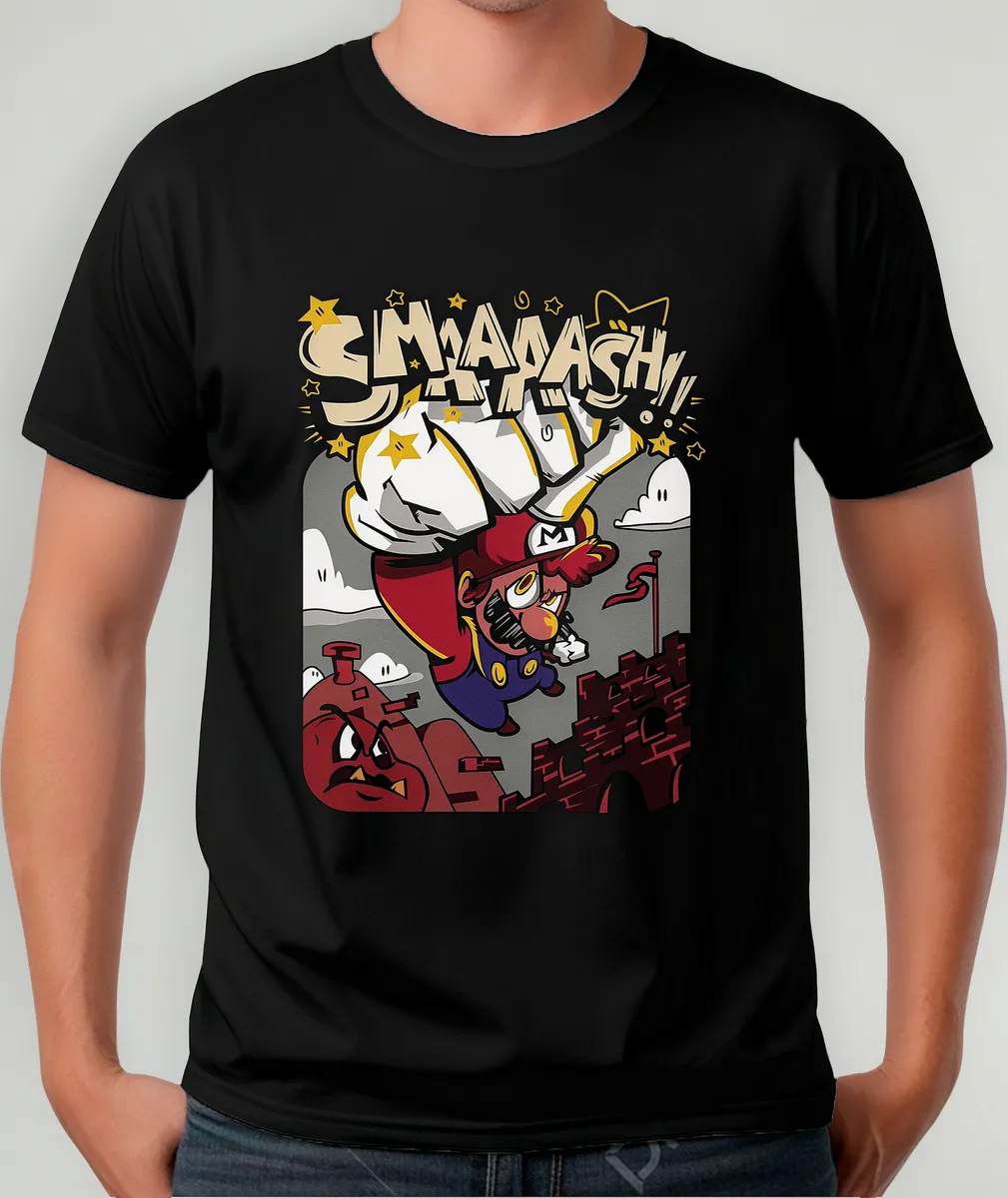 Remera Videojuego Mario Bros