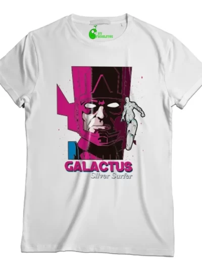 Remera Galactus And Silver Surfer By Frijolitos
