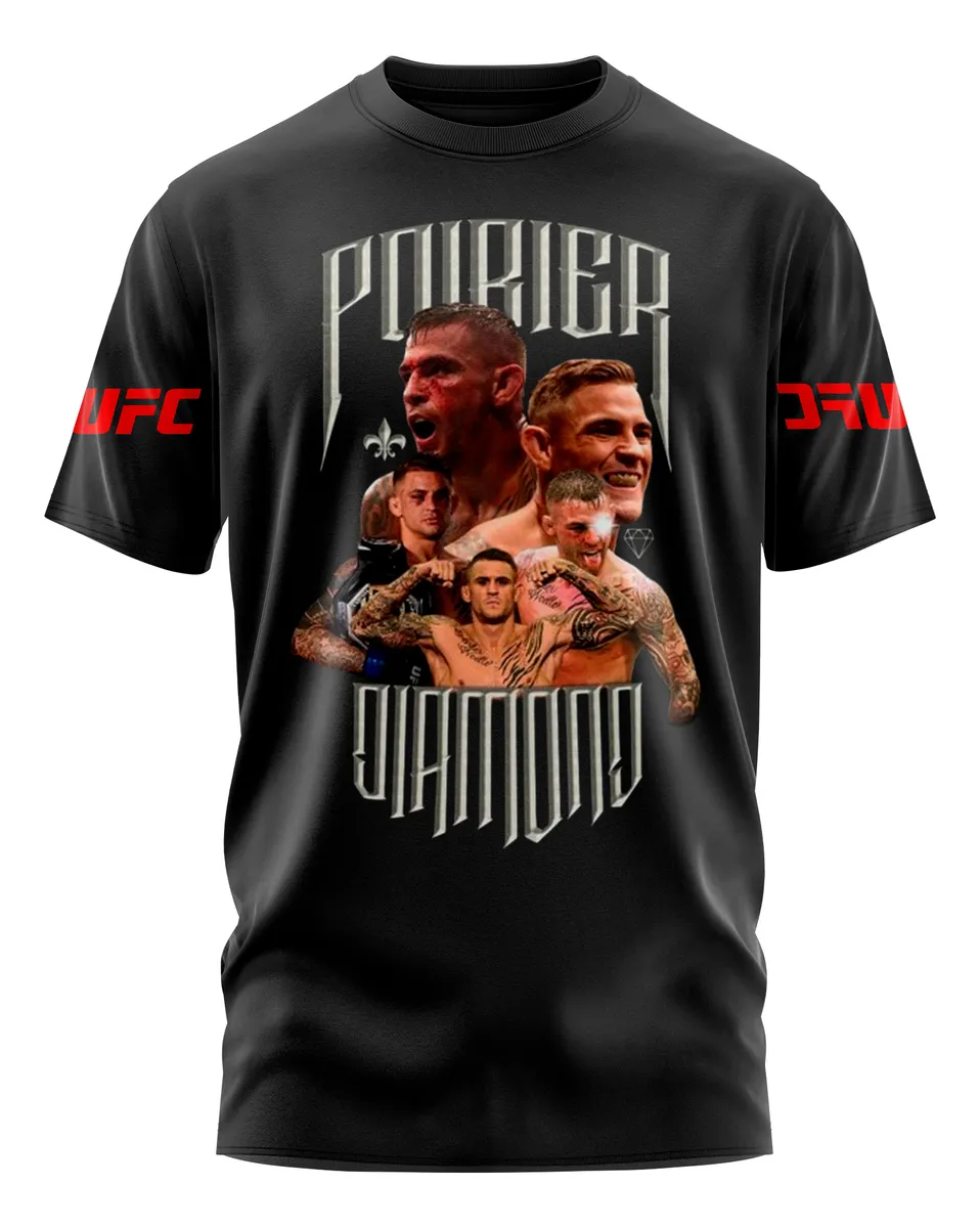 Remera Algodon Dustin Poirier Luchador