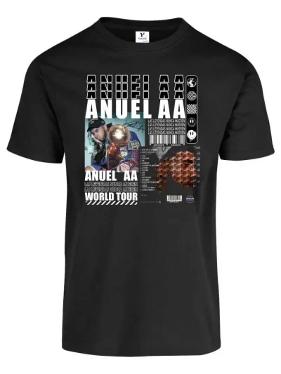 Remera Anuel Aa Las Leyendas Nunca Mueren