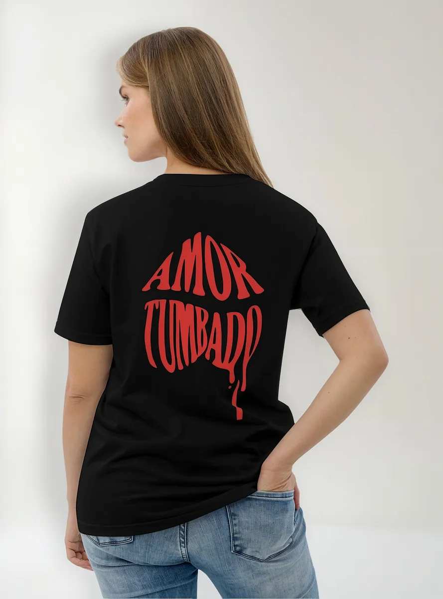 Remera Nata Cano Amor Tumbado Espalda Corridos Belicos