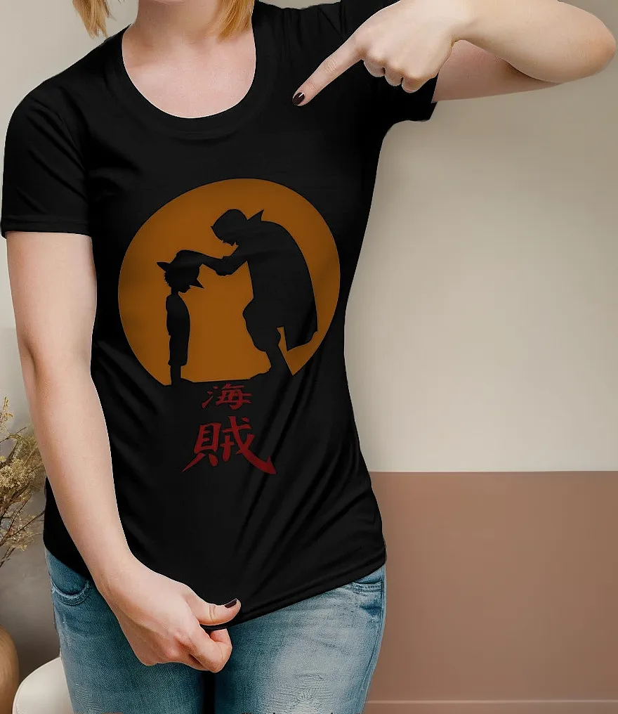 Remera Shank Luffy One Piece