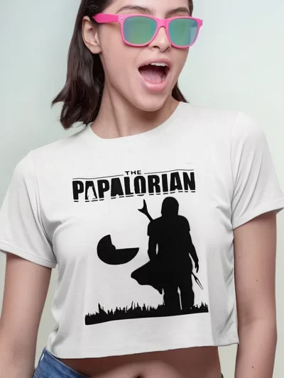 Remera Crop Padre Madaloriano Papa