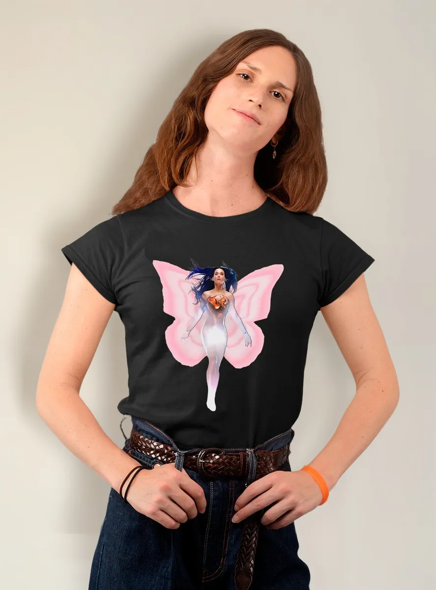 Remera Negra Katy Perry Album Discografia Uso Diario