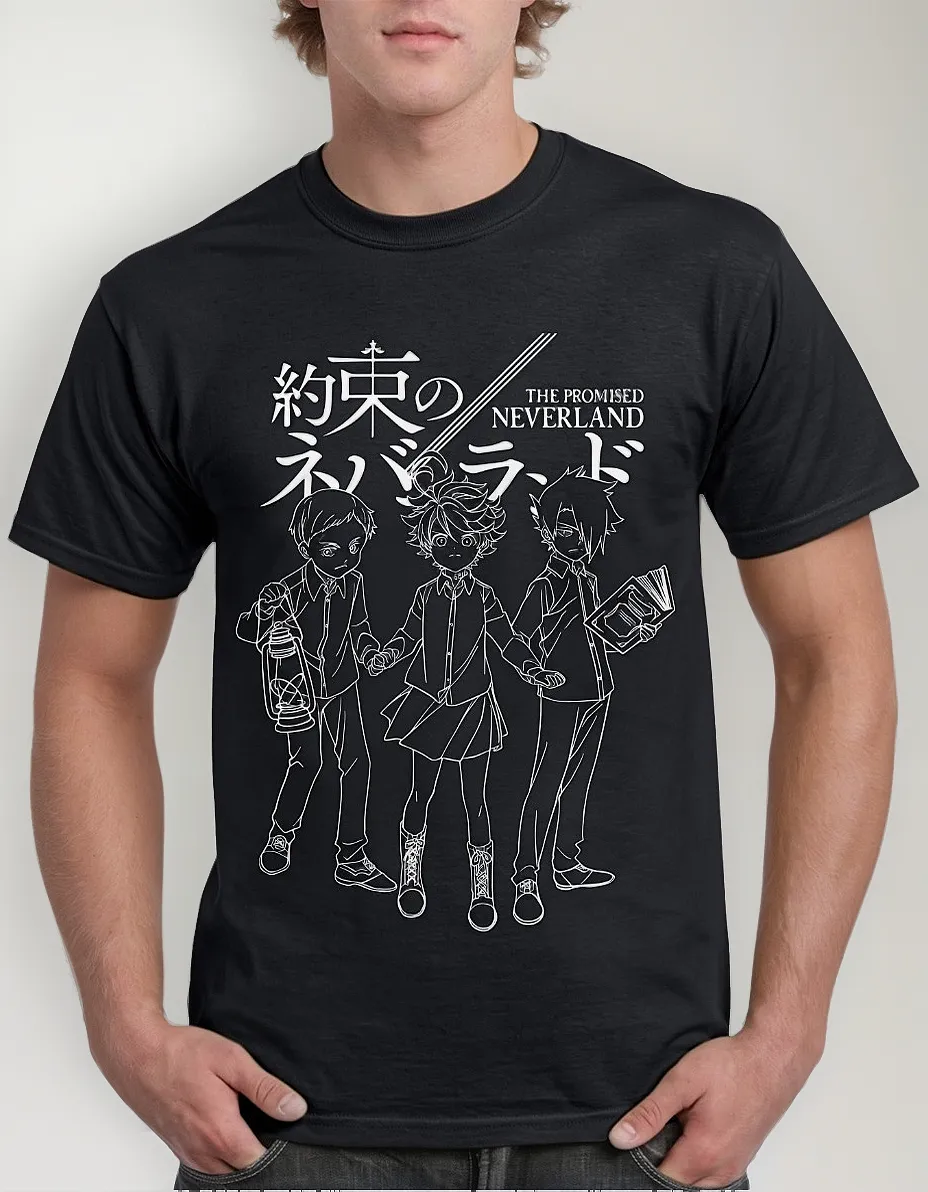 Remera The Promised Neverland Anime Manga