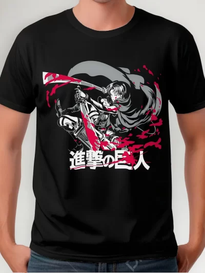Remera Anime Attack On Titan Levi Ackerman
