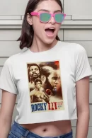 Remera Crop Rocky Old Post Style Box