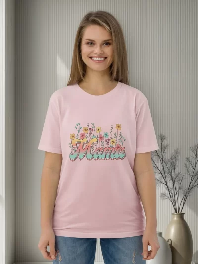 Remera Dia De La Madres Rosas Hippies Para Mamá Mayo