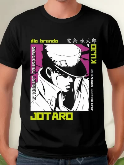 Remera Anime Jojos Jotaro Kujo