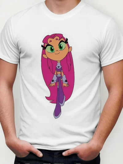 Remera Caricatura Los Jóvenes Titanes Starfire