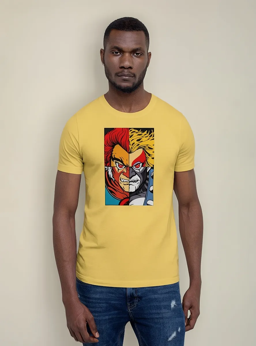 Remera Cuadro Leono Pantro Cheeta Tigre Thundercatz
