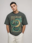 Remera Hombre Sheron Dragon Ball Oversize Fit