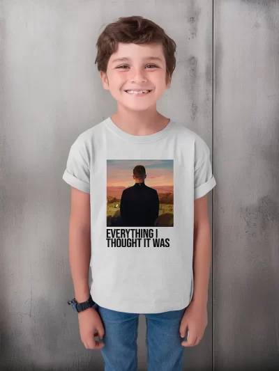 Remera Blanca Con Estampado Justin Timberlake Everything