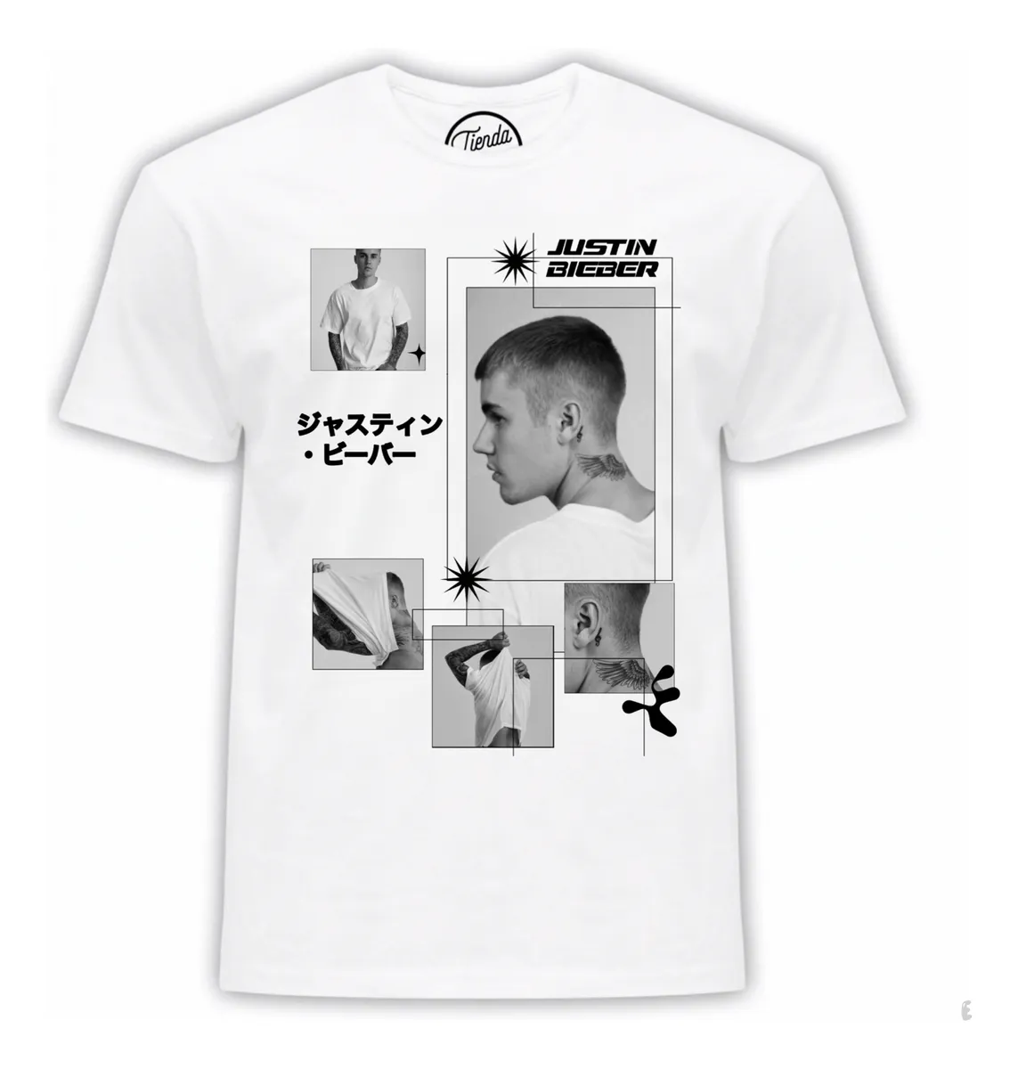 Remera Justin Bieber Cantante Poster Aesthetic