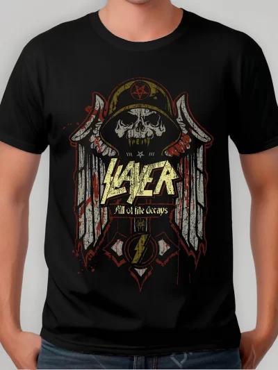 Remera Banda Slayer