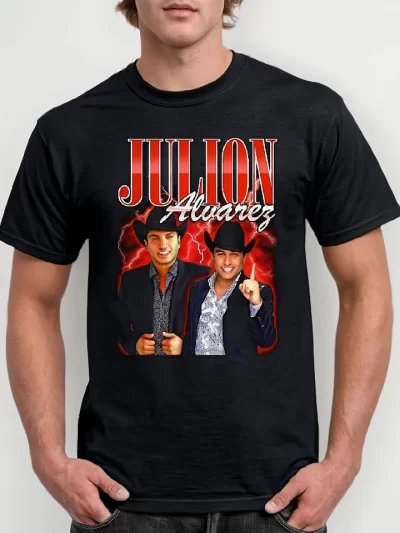 Remera Julion Alvarez Banda Norteño Adulto Dama O Niño
