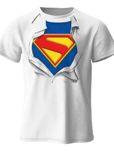 Remera Superman Logo Gym Superhéroe Hero Hombre Mujer