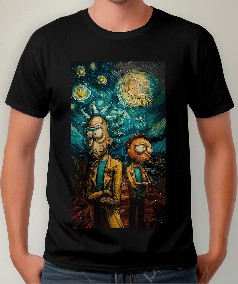 Remera Caricatura Rick Y Morty