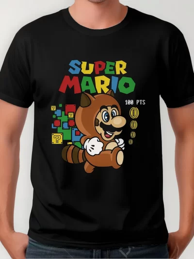 Remera Videojuego Mario Bros
