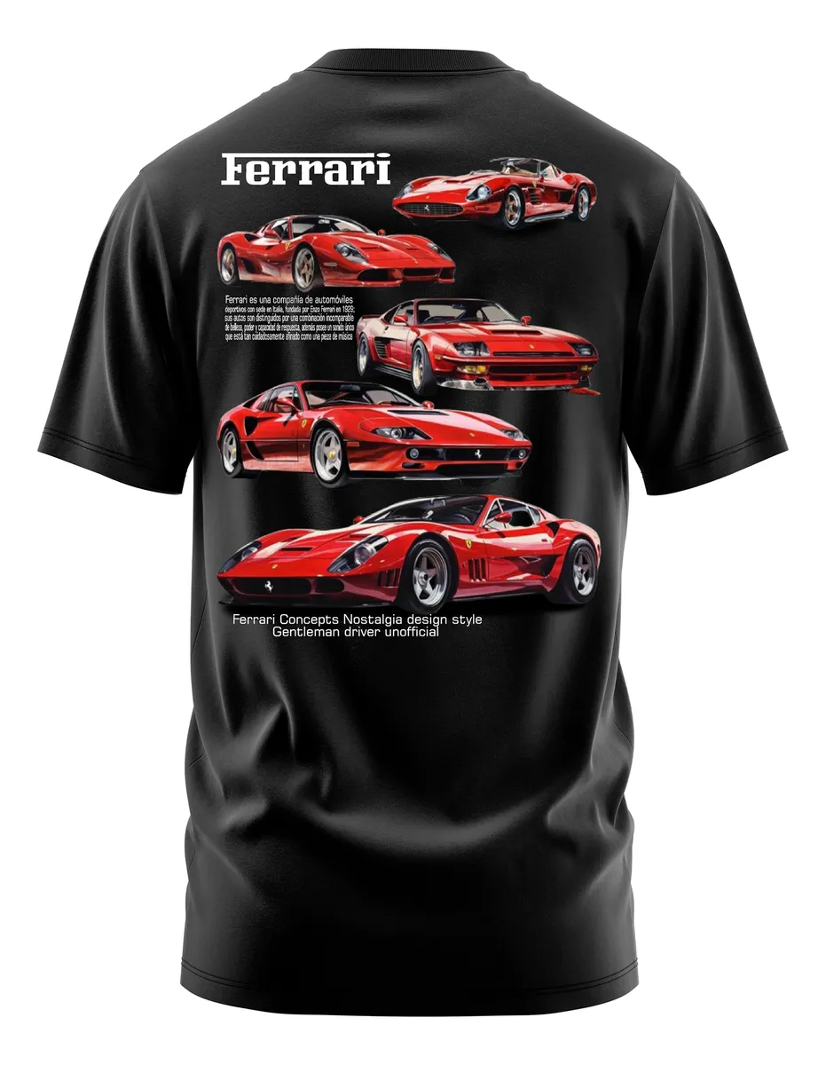 Remera Ferrari Premium