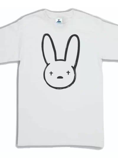 Remera Bad Bunny Conejo Logo Hombre Mujer