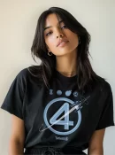 Remera Mujer Fantastic Four Logo
