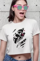 Remera Crop Ainz Anime Overlord Flameart