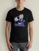 Remera Anime Dragon Ball Fusion De Goku Y Vegeta Gogeta