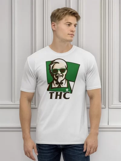 Remera Pollo Frito Kentuchi Thc Weed Marihuana Mary Jane