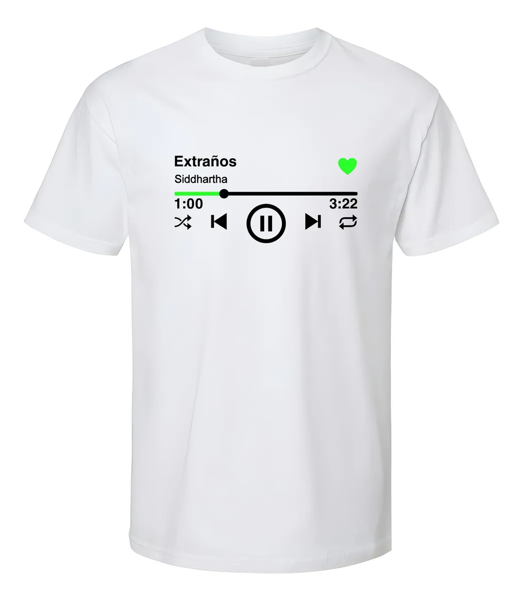 Remera Musical Siddhartha Extraños
