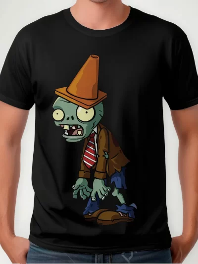 Remera Videojuego Plantas Vs Zombies Cono Caracono