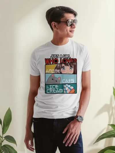 Camisetas Personalizadas Para Otakus Hombre Anime Casuales