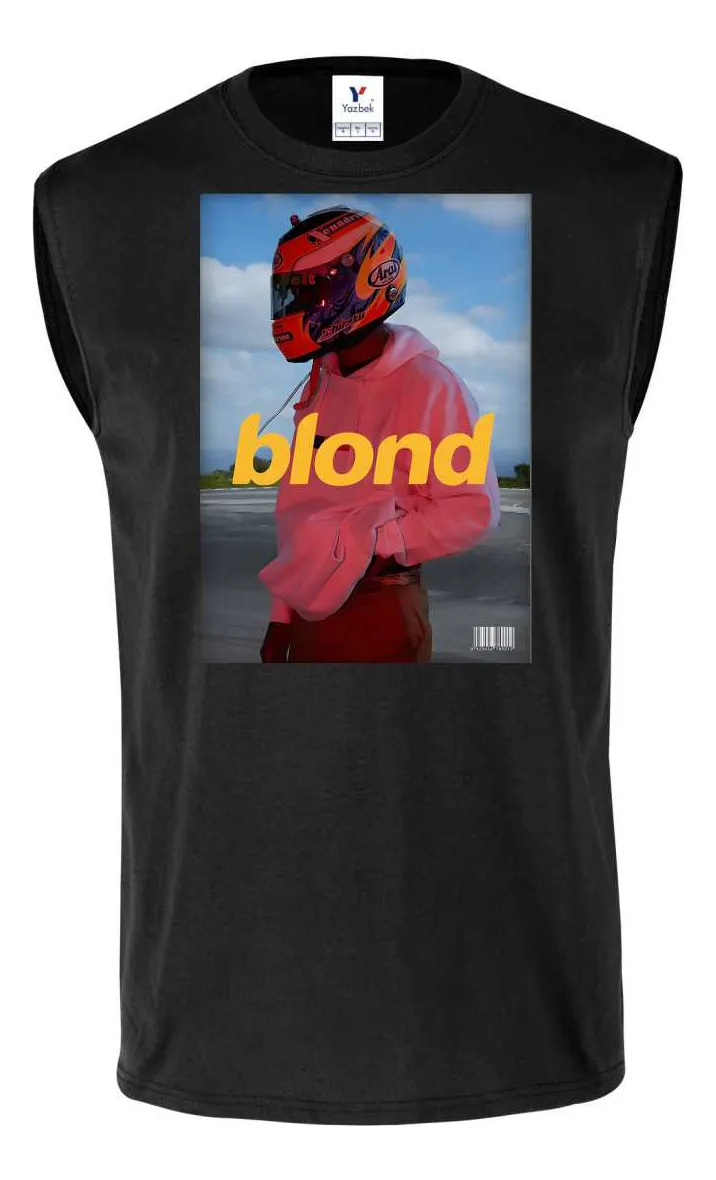 Remera Sin Manga Blond Frank Ocean Foto Casco