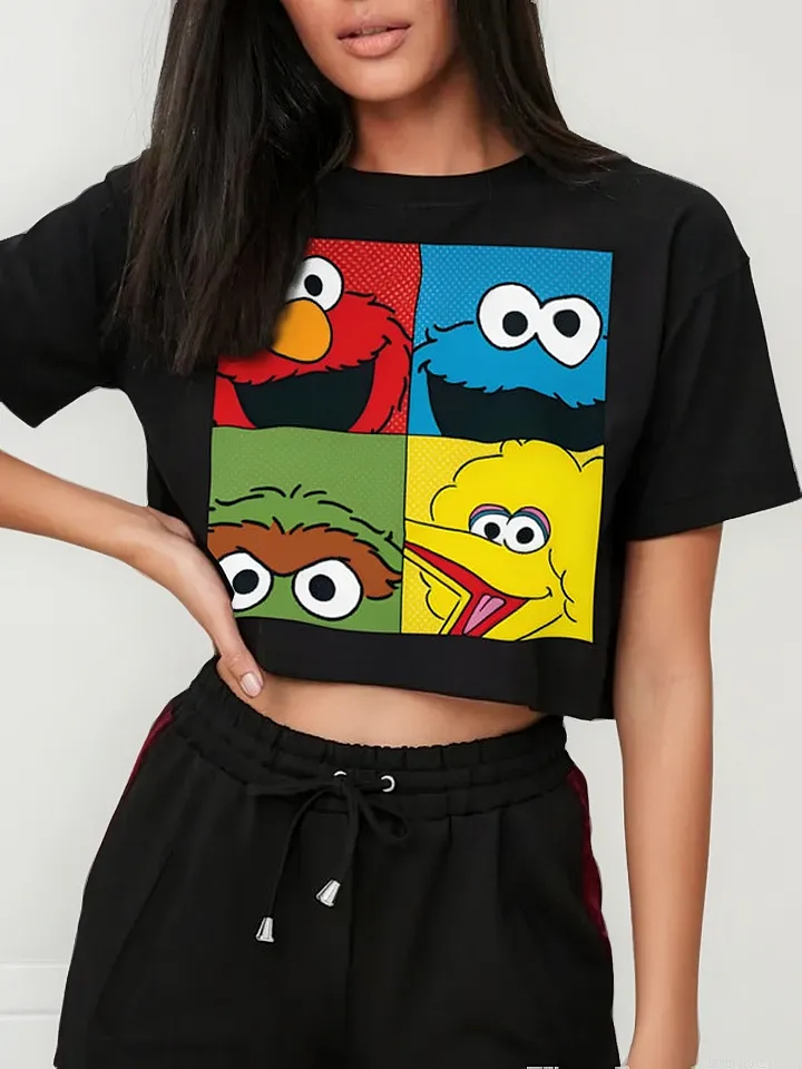 Remera Crop S3Sam3 Com3 Gall3Tas Y Demas