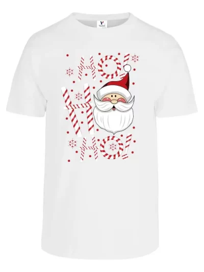 Remera Navidad Santa Ho Ho Ho Caramelo
