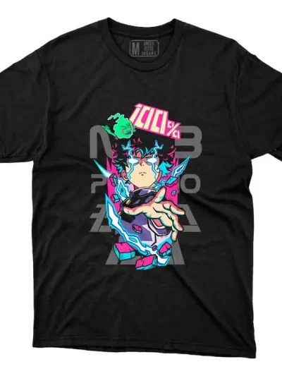 Remera Mob Psycho Anime Poder Psíquico