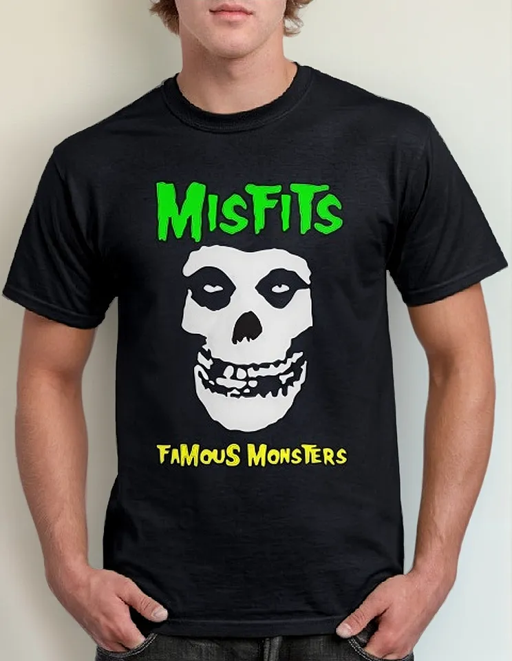 Remera The Misfits Rock Horror Famous Monsters Monstruos
