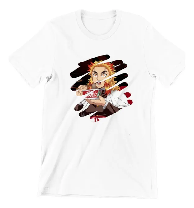Remera Blanca Rengoku Ramen Umaii