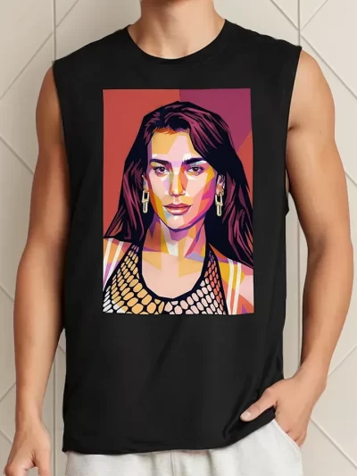 Remera De Dua Lipa Pop Art Beauty P0St3R