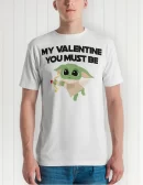 Remera Mi San Valentin Debes Ser Baby Yoda Cupido Febrer
